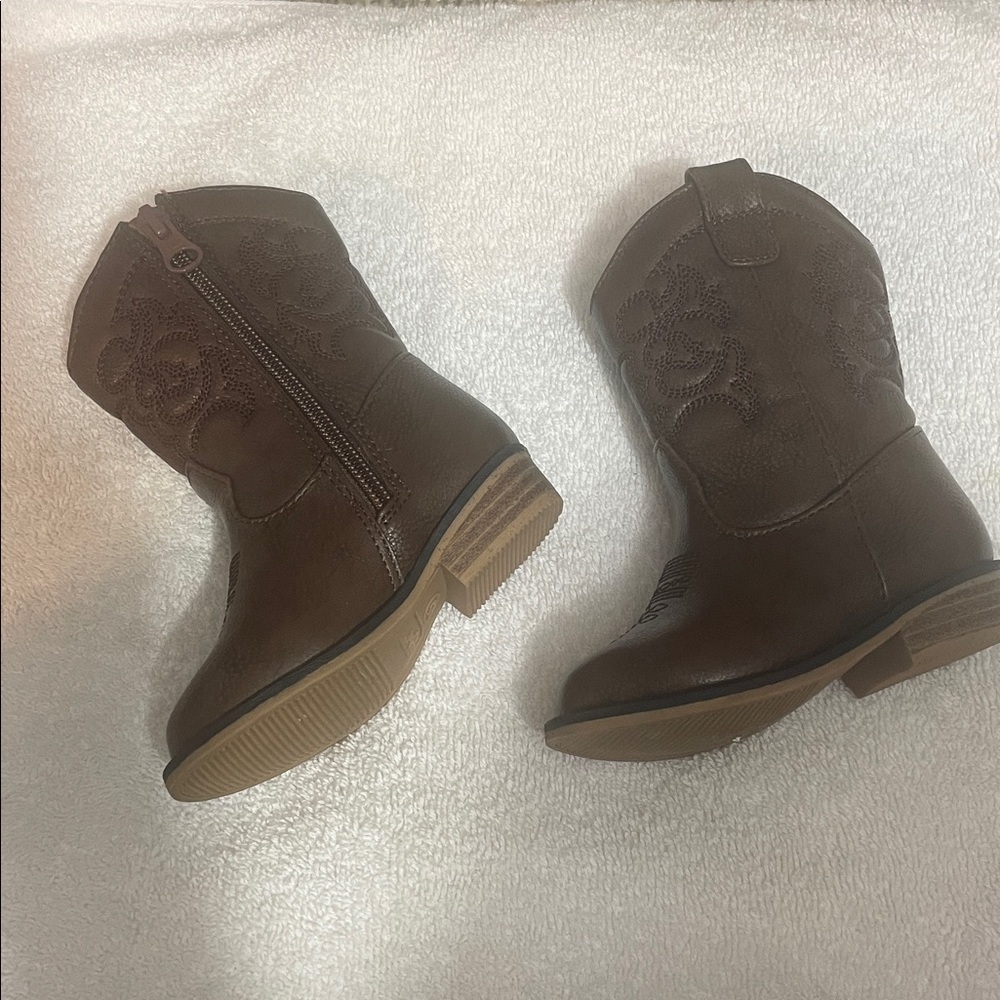 Brown Western Cowboy Boots - Picture 3 of 6